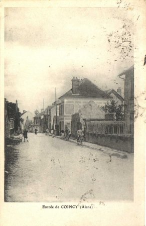 Route de Brecy - entrée de Coincy