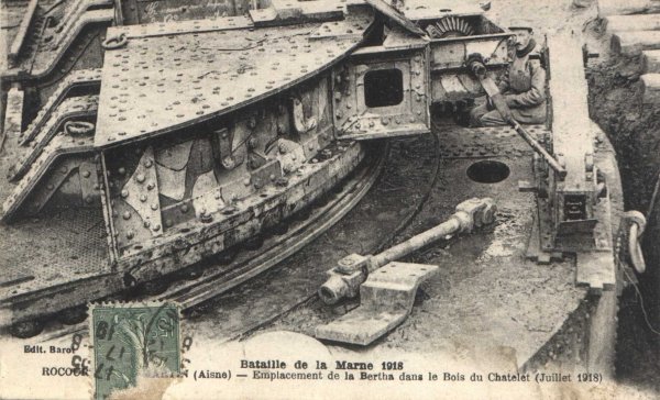 Emplacement de la Bertha
