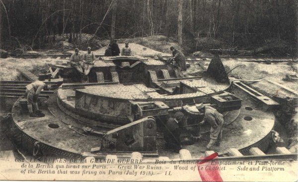 Emplacement de la Bertha