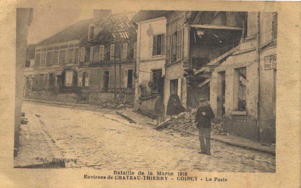 La Poste détruite