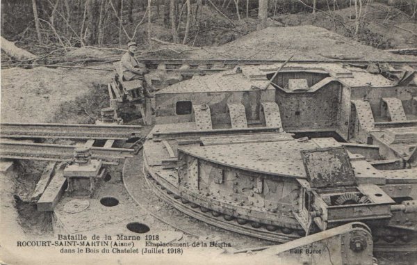 Emplacement de la Bertha
