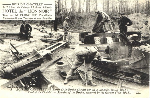 Emplacement de la Bertha