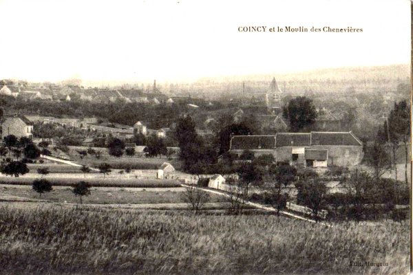 Coincy et le Moulin des Chenevieres